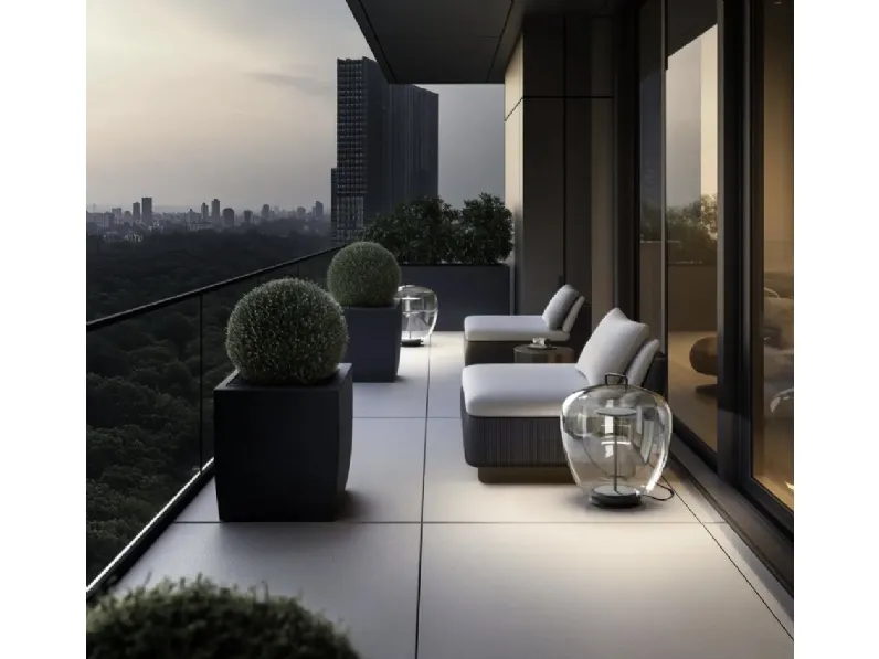 Lampada Rolling Sky Lantern Outdoor in PMMA di Linea Light