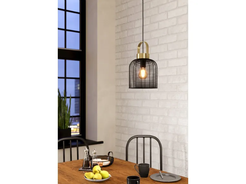 Lampada a sospensione Roundham di Eglo