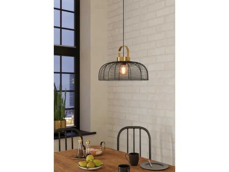 Lampada a sospensione Roundham di Eglo