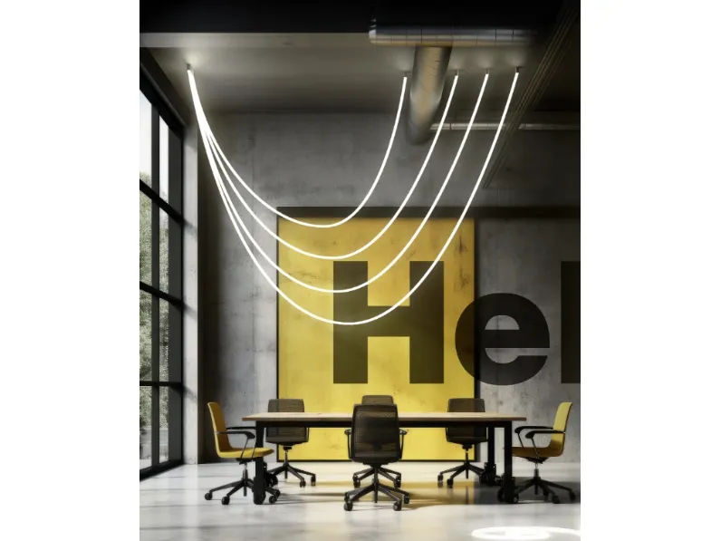 Lampada a sospensione Rubber di Linea Light