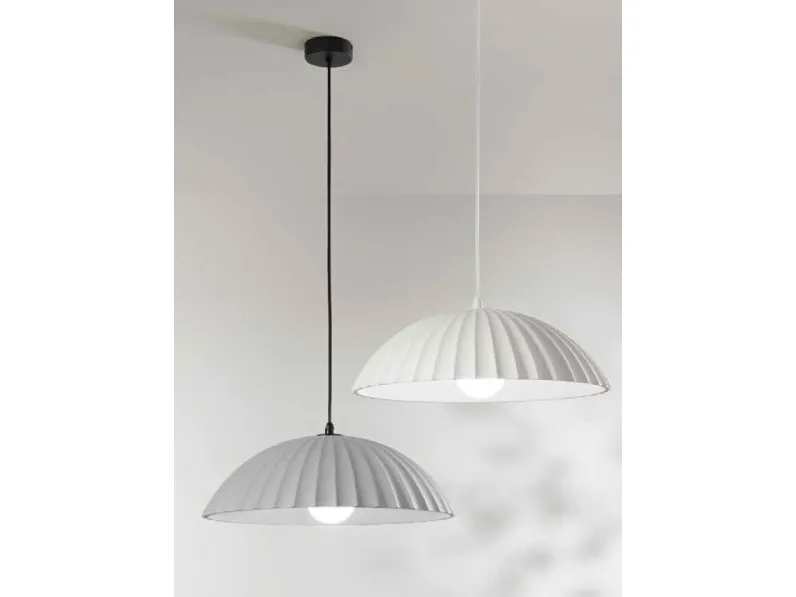 Lampada a sospensione Rustic in cemento di Ondaluce