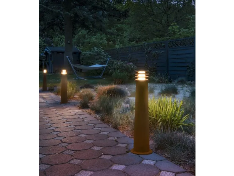 Lampada per esterni in acciaio color ruggine Rusty 70 di SLV