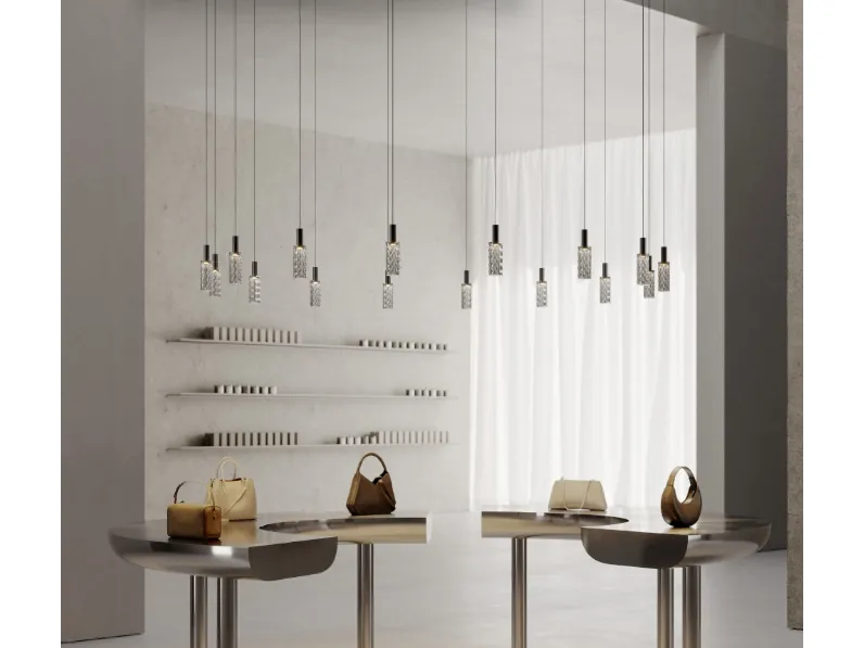 Lampada a sospensione Scent Pixel di Panzeri