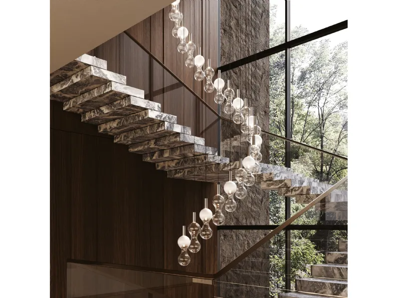 Lampada a sospensione Sfer'Otto di Zafferano