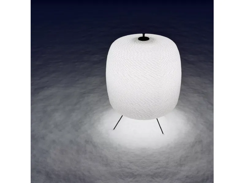 Lampada per esterno in nylon con struttura in metallo Shoji Outdoor di Davide Groppi