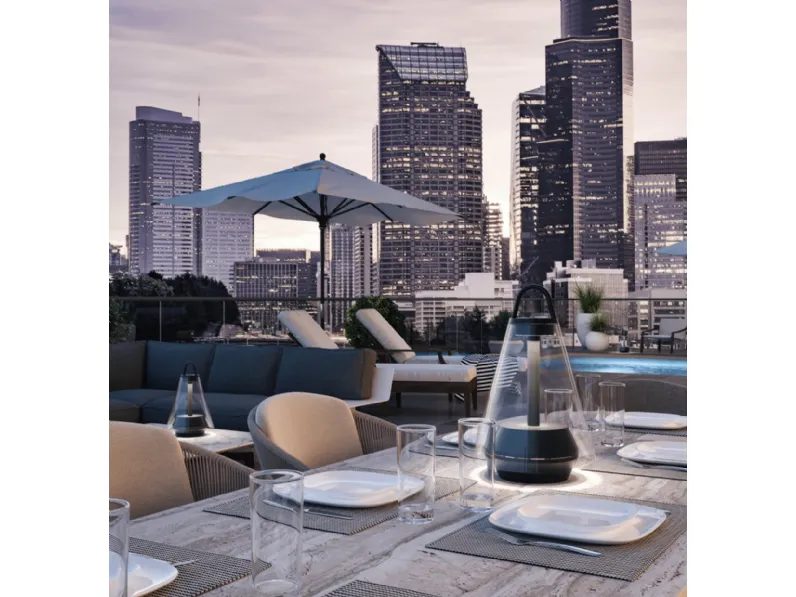 Lampada da tavolo Shuttle outdoor di Prandina