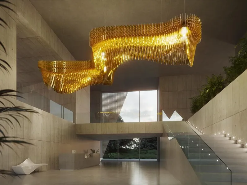 Lampada a sospensione Aria Infinita di Slamp