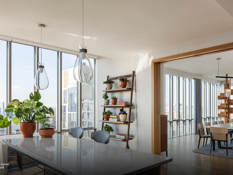 Lampada a Sospensione composizione lineare in vetro soffiato Soffi di Poltrona Frau