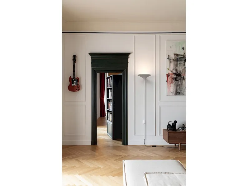 Lampada da parete in alluminio Sunset di Rotaliana