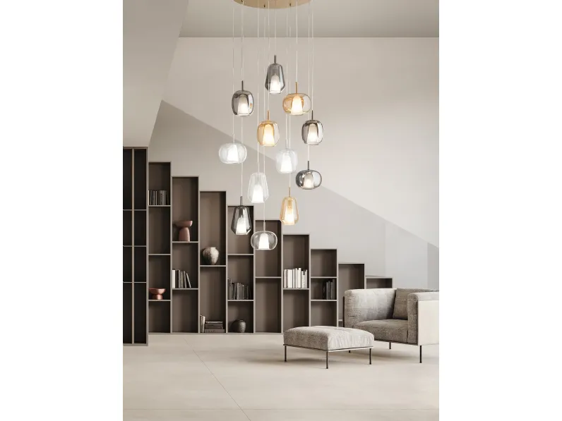 Lampada a sospensione Thelma di Ondaluce