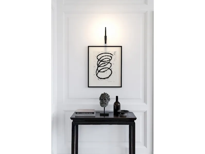 Lampada da parete in pressofusione di alluminio Tick di Rotaliana