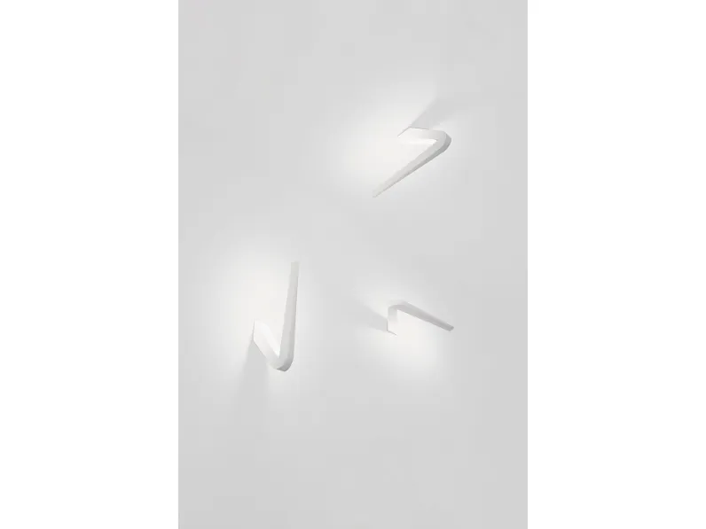 Lampada da parete in pressofusione di alluminio Tick di Rotaliana