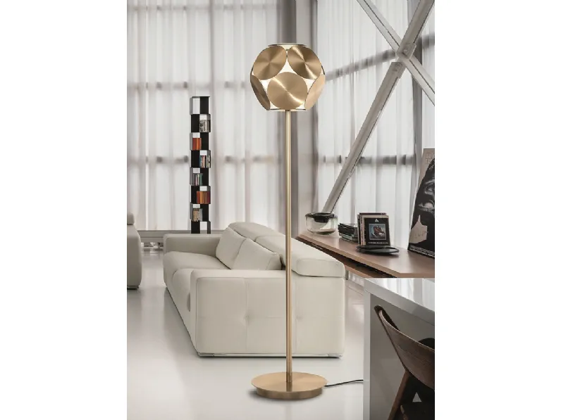 Lampada Timeo da terra in metallo verniciato di Masiero