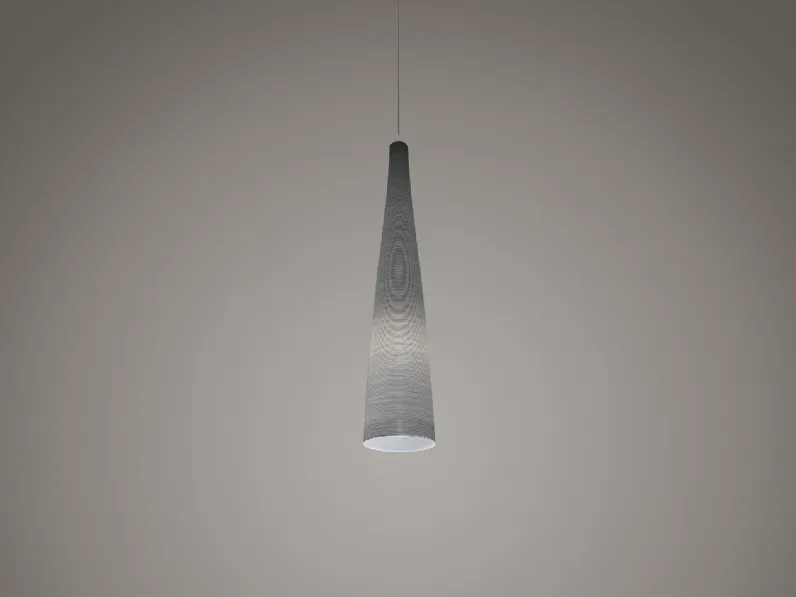 Lampada a sospensione in fibra di vetro e carbonio Tite di Foscarini