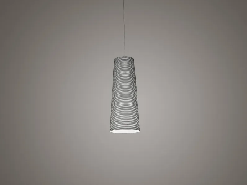Lampada a sospensione in fibra di vetro e carbonio Tite di Foscarini