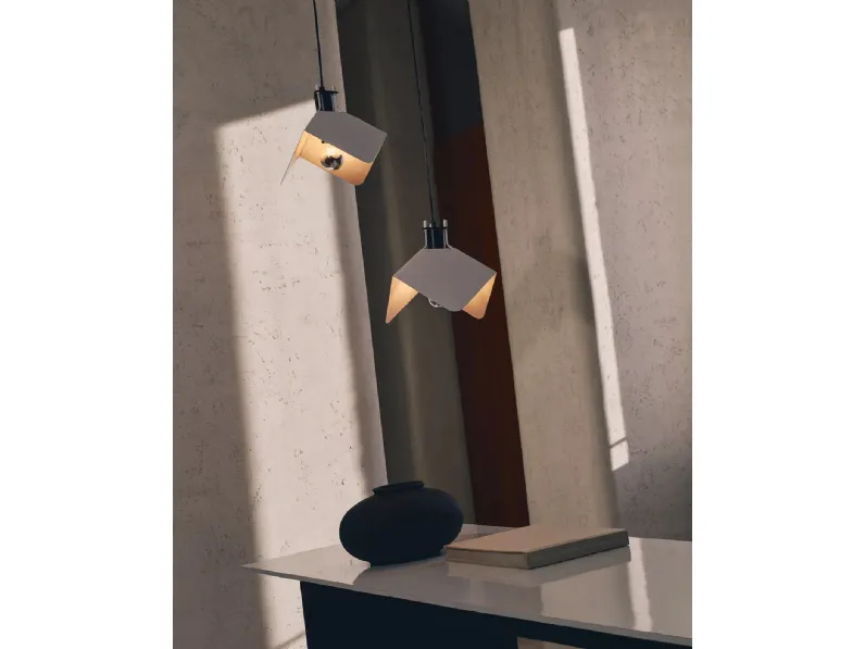 Lampada a sospensione Triedro di Stilnovo