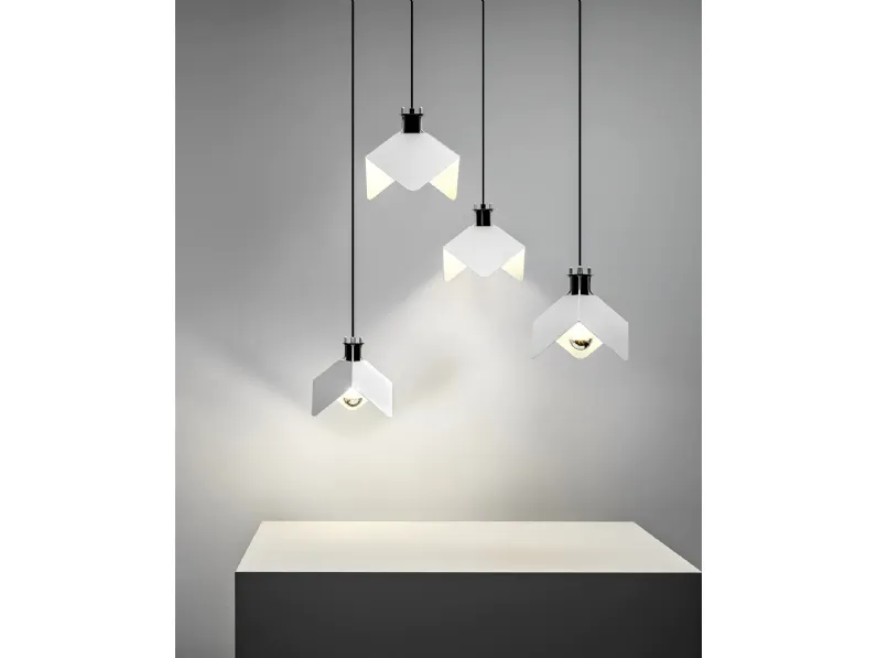 Lampada a sospensione Triedro di Stilnovo
