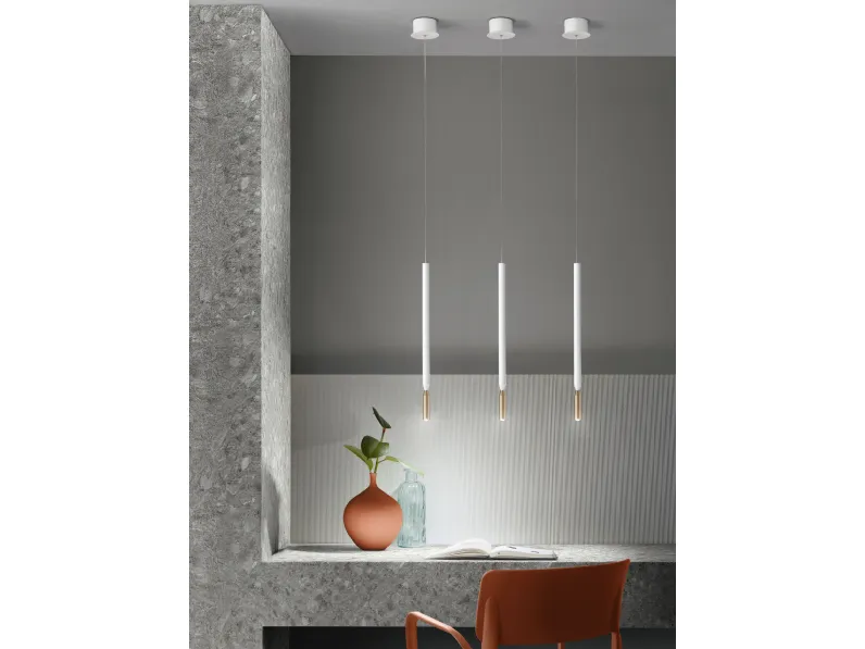 Lampada a sospensione Tubic di Ondaluce