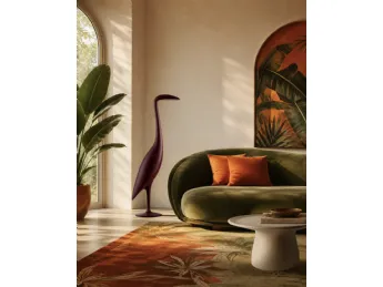 La lampada da terra Tuiuiu Lamp di Qeeboo unisce design innovativo e funzionalità per illuminare i t