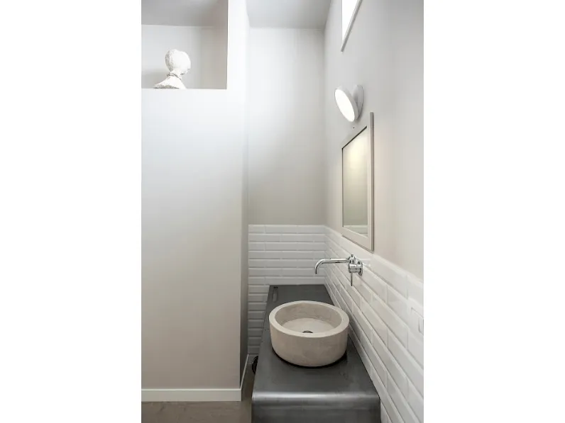 Lampada da parete in alluminio Venere di Rotaliana