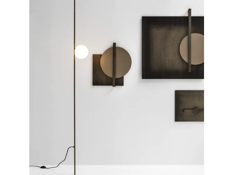 Lampada terra-soffitto Vertigo di Adriani e Rossi