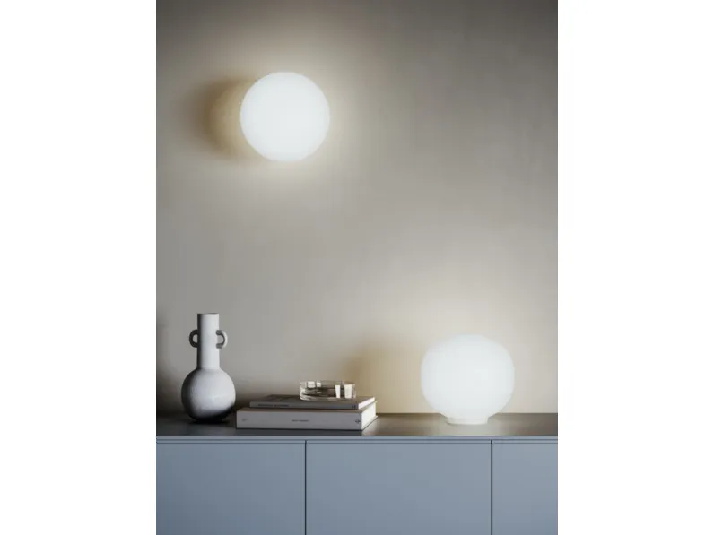 Lampada Volum in vetro da tavolo e parete di Lodes