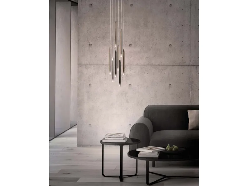 Lampada a sospensione in vetro termoresistente Waterfalls di Cattaneo