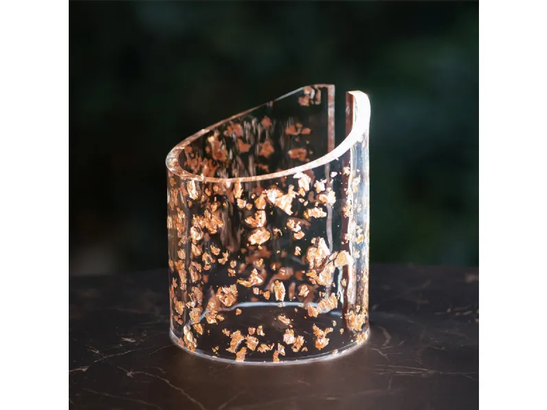 Lampada da tavolo Wave in cristallo acrilico di Vesta