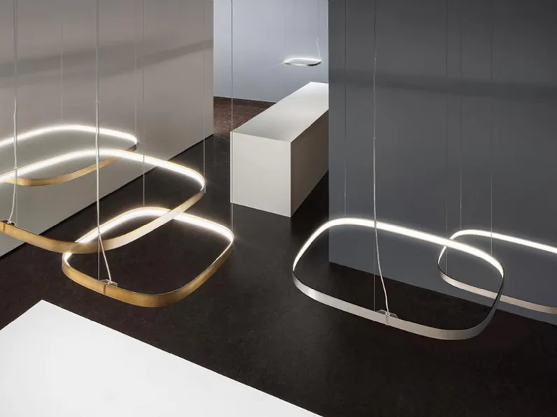 Lampada a sospensione Zero Square di Panzeri