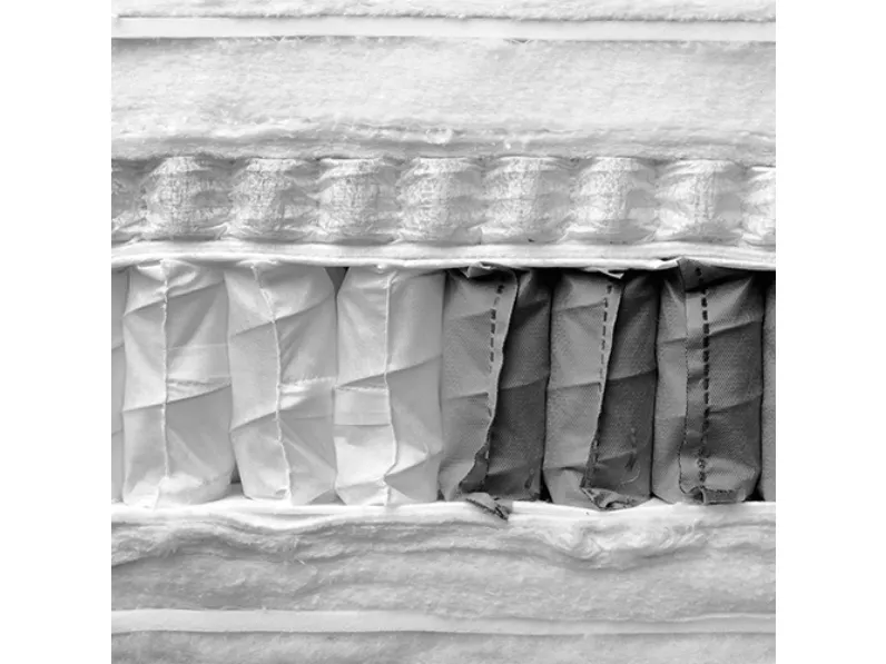 Materasso Comfort 26 a molle insacchettate di Flou