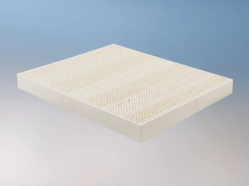 Materasso matrimoniale in lattice naturale traspirante e indeformabile Ergolatex de Il Benessere