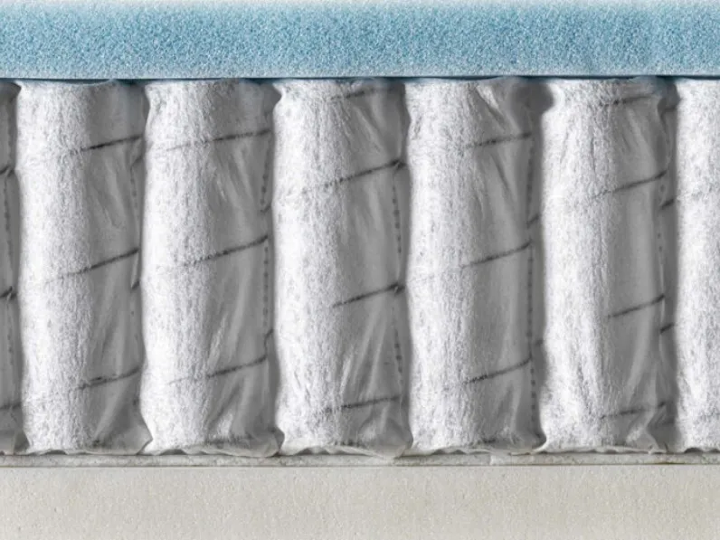 Materasso a supporto medio/morbido a molle insacchettate Eventide di Dolcenotte