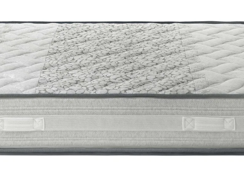 Materasso matrimoniale a molle tradizionali in acciaio al carbonio Ergonomic di Maretto Marflex