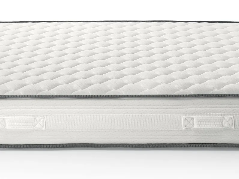 Materasso a molle insacchettate abbinato con uno strato di memory da 3 cm liscio Memoform Maretto di Marflex