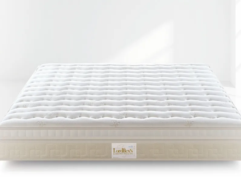 Materasso Perfetto 1700 a micromolle insacchettate con lato effetto topper in Memory air di Lordflexs