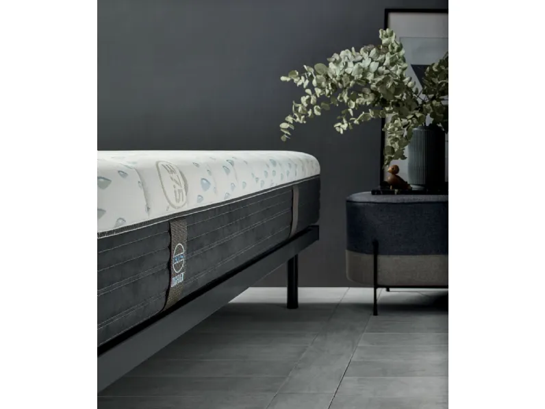 Materasso Regula Plain in lattice con rivestimento contenente sabbia vulcanica di Zigflex