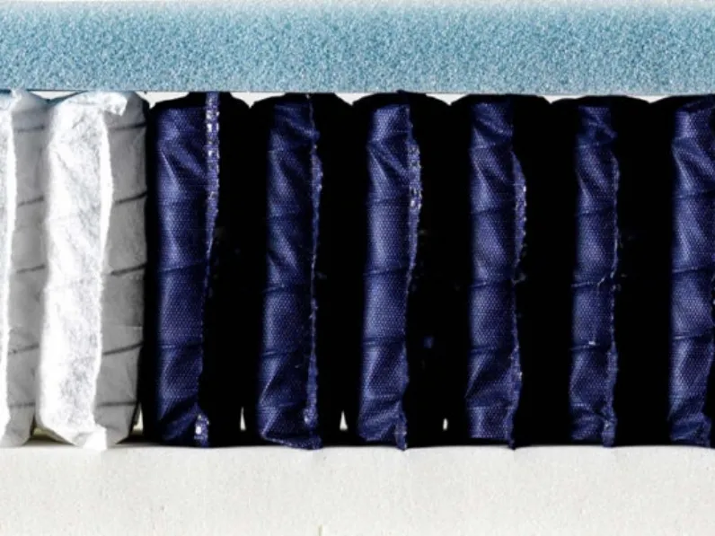 Materasso a supporto medio/morbido a molle insacchettate Softop di Dolcenotte