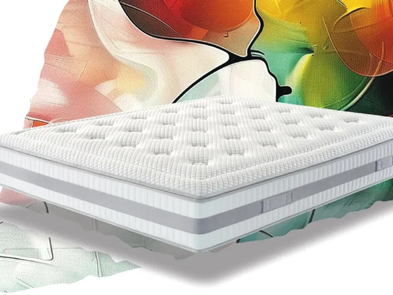 Materasso Matrix a molle insacchettate & Mind Foam Aloe Vera di Valflex
