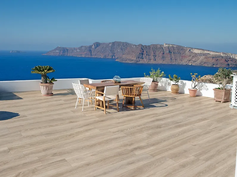 Piastrelle effetto legno adatte anche per esterno Evoque di Tagina