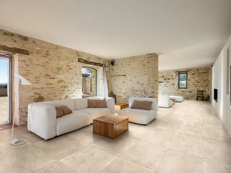 Piastrelle in gres porcellanato effetto pietra Mediterranea di Tagina