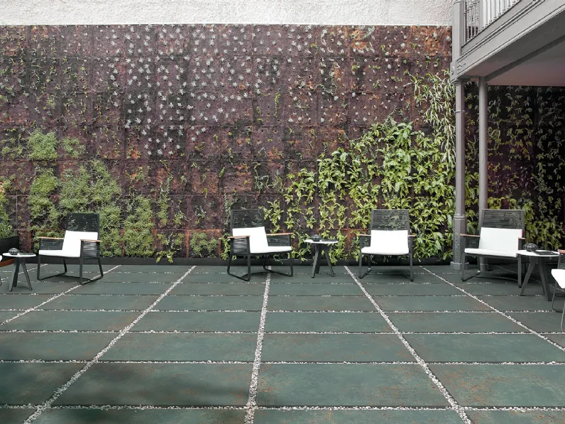 Piastrelle in gres porcellanato effetto metallico adatte anche per uso esterno Metal di Tagina