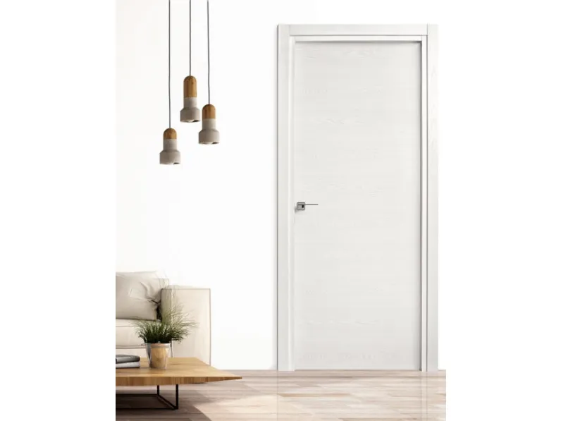 Porta per interni Azimut Allegra in frassino laccato di Ideal Door