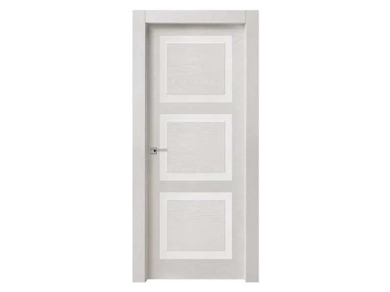 Porta per interni Pantografati Moderna 3/P F in Frassino laccato di Ideal Door