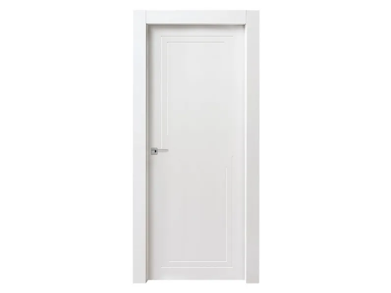 Porta per interni Soffio Zefiro in laccato di Ideal Door