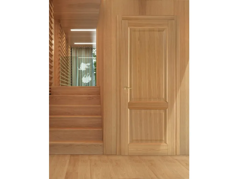 Porta per interni Stile Veneto 6/SV2 in legno di abete finitura miele di Ideal Door