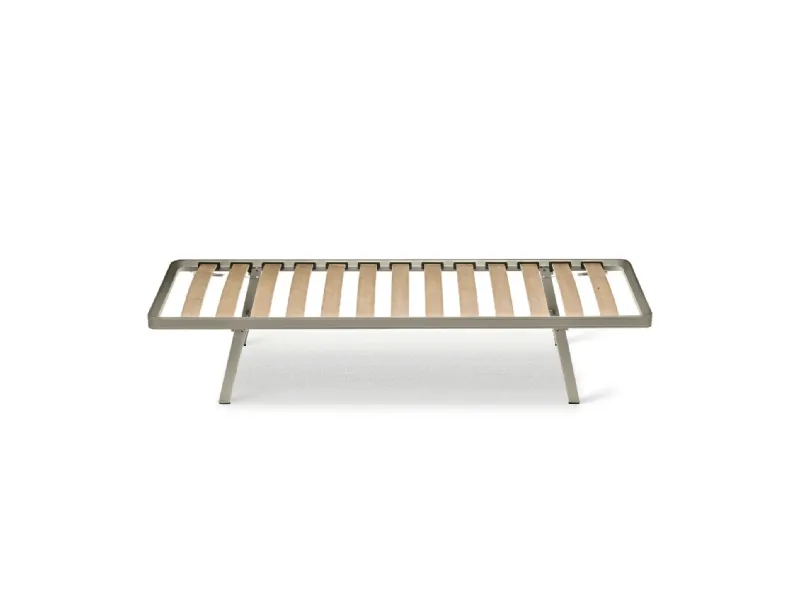Rete letto singola con piedi pieghevoli Svelto Wood di Zigflex