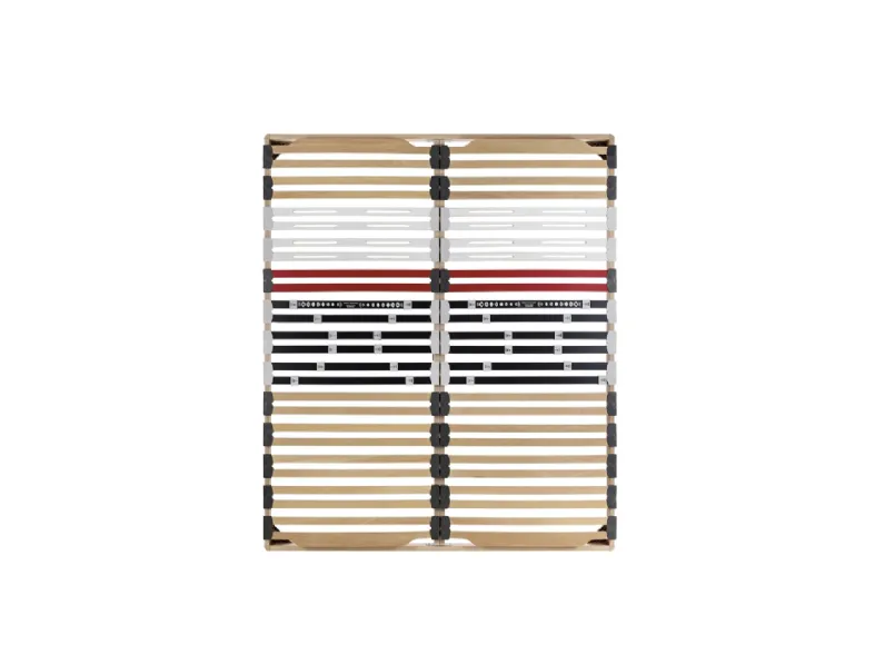 Rete con telaio in faggio e doghe in legno Trend di Rimar