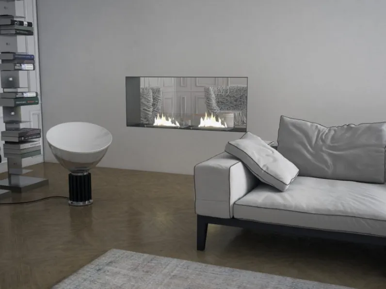 Biocamino Incasso 125 bifacciale con doppio bruciatore di Maisonfire