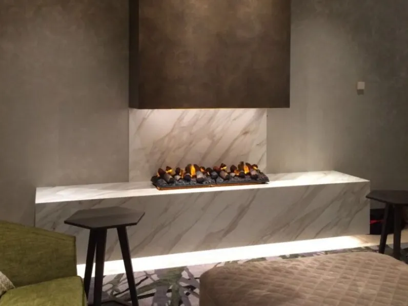 Camino elettrico ad acqua Brace 100 Legna di Maisonfire