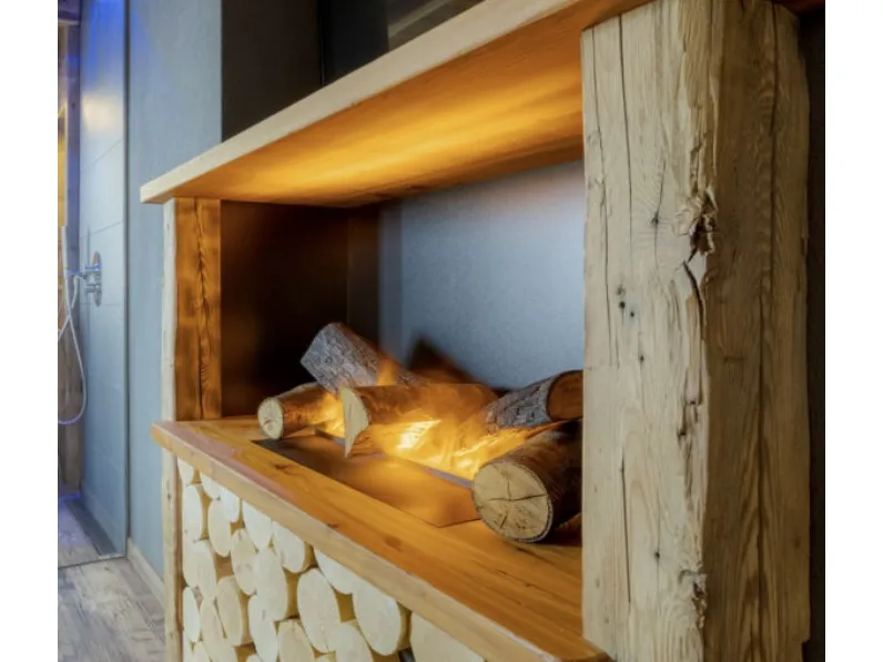 Camino elettrico ad acqua Brace Metal di Maisonfire